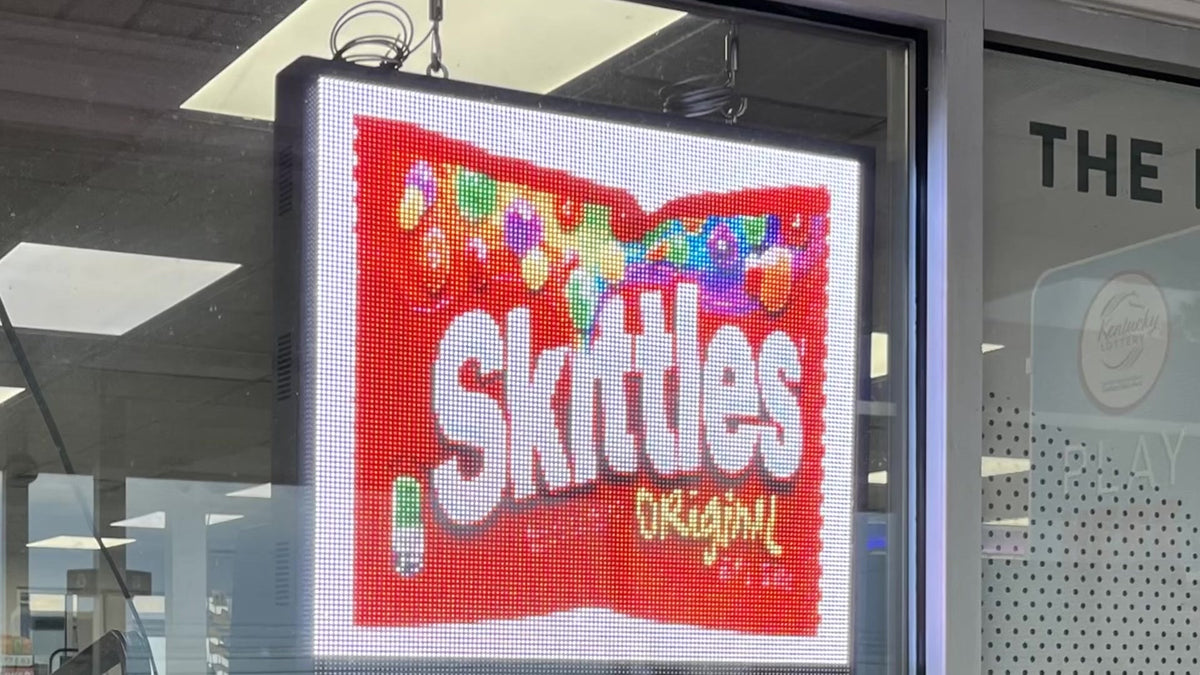 26"x40" Full Color Programmable LED Window Sign