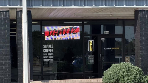 20" x 52" Full Color Programmable LED Window Sign